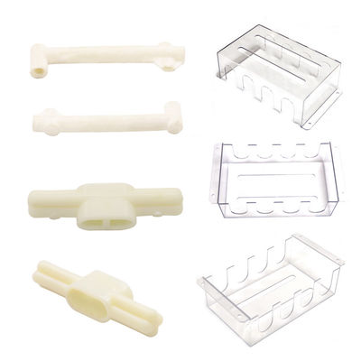 Op maat gemaakte plastic spuitgietonderdelen in polycarbonaat met aangepaste kleuren en klantafmetingen geaccepteerd