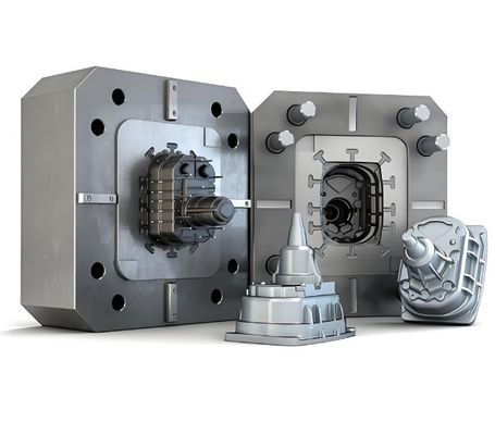 High Durability Plastic Injection Mould for  Parts met P20/718/738/NAK80/S136 staal en gepolijst aluminium oppervlak