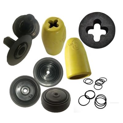 Op maat gemaakte vormen Silicone rubber onderdelen niet-standaard met 20-90 shore hardheid