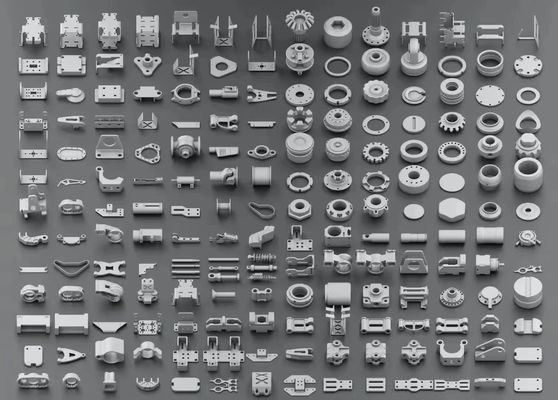 3D-printing CNC-bewerkingsonderdelen op maat gekleurde bewerkte metaaldelen