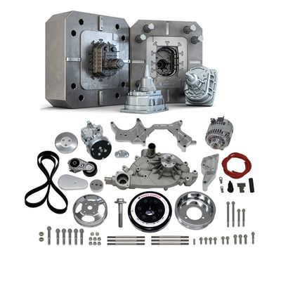Hoge Precisie 0.01mm Tolerantie Op Maat Gemaakte Aluminium Zink Spuitgietmatrijs voor Voertuigmatrijs met 1 miljoen Schoten