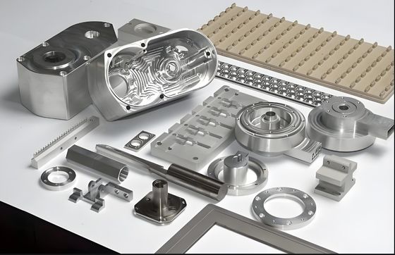 Persoonlijke afmetingen Aluminiumbewerkingsonderdelen met polijstoppervlaktebehandeling en ISO9001-certificering
