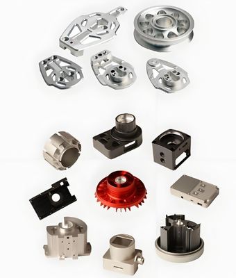 Op maat gemaakte aluminium spuitgietonderdelen met CNC-bewerking en polijstoppervlaktebehandeling