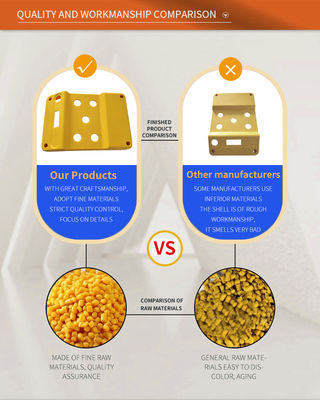Compressieproces Plastic Injection Molded Products met warmtebehandelde oppervlakte afwerking