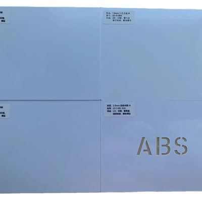 Glanzende/grove korrel/fijne lijnen ABS-kunststofplaten voor op maat gegraveerd en gesneden