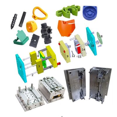 Precisie CNC-gefreesde kunststof spuitgietmal met een duurzame levensduur van 250.000-300.000 cycli en matrijsmateriaal P20/718/738/NAK80/S136