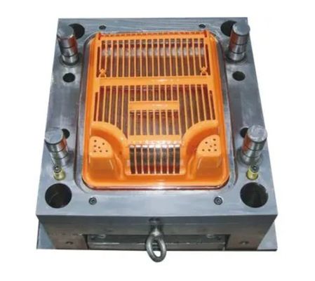 Op maat gemaakte service Grootte/Kleur/Dikte/Hardheid/Logo/Plastic Injection Turnover Box Vorm voor Injection Groente Fruit Crate