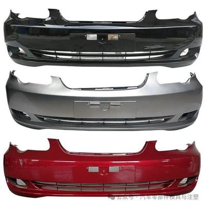 Plastic injection car bumper mould met P20 718 738 NAK80 S136 mouldmateriaal