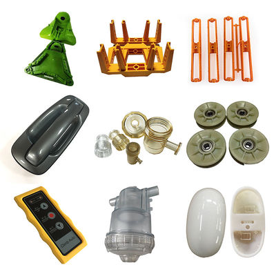 Op maat gemaakte spuitonderdelen Plastic Fabrication Mould Maker met snijservice bij de bron in op maat gemaakte kleuren