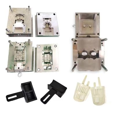 Industriële kunststofonderdelen hard chemisch bestand Multi-holte bumper injectie gieten met verwerking service gieten