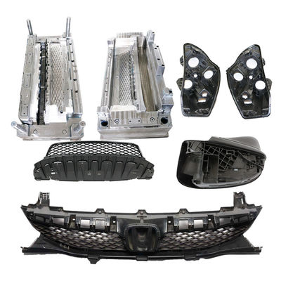 Verscheidene variëteiten Custom Mould Plastic Injection Mould voor auto-onderdelen gemaakt van PE-materiaal