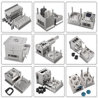 Op maat gemaakte kunststofvormontwerp voor verschillende materialen PA66/PC/PE/PVC/PMMA/PP/ABS/ASA/TPU/POM/Acetal/Acetron