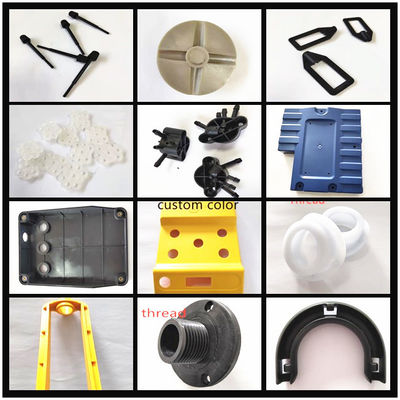 ABS PP PC PANYLON TPU Custom plastic onderdelen met precieze afmetingen en aangepaste kleuren via spuitgieten