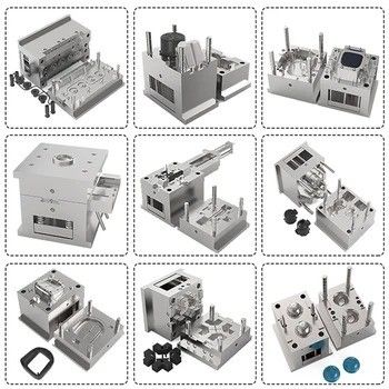 Customized Aluminium Die Casting Rubber Mould voor Ronde Huishoudelijk Product Cast Moulding Plastic Box Mould