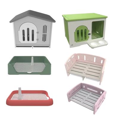 Hoofdmateriaal Plastic Iron Pet Skylight Hondenhuis voor grote honden Op maat gemaakte kleur Indoor/Outdoor Luxury Kennel