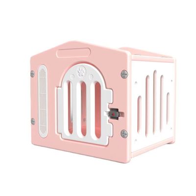 Hoofdmateriaal Plastic Iron Pet Skylight Hondenhuis voor grote honden Op maat gemaakte kleur Indoor/Outdoor Luxury Kennel