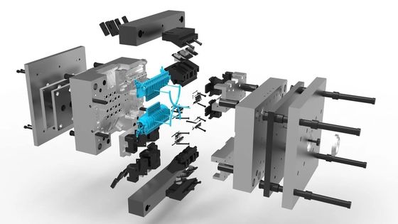 P20 718 738 NAK80 S136 Materiaal Plastic Injection Mould For Vehicle Parts Injection Moulding