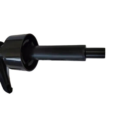 Plastic lotion pomp hoofd met lange spout zwart dispenser pomp voor shampoo body lotion cosmetische fles